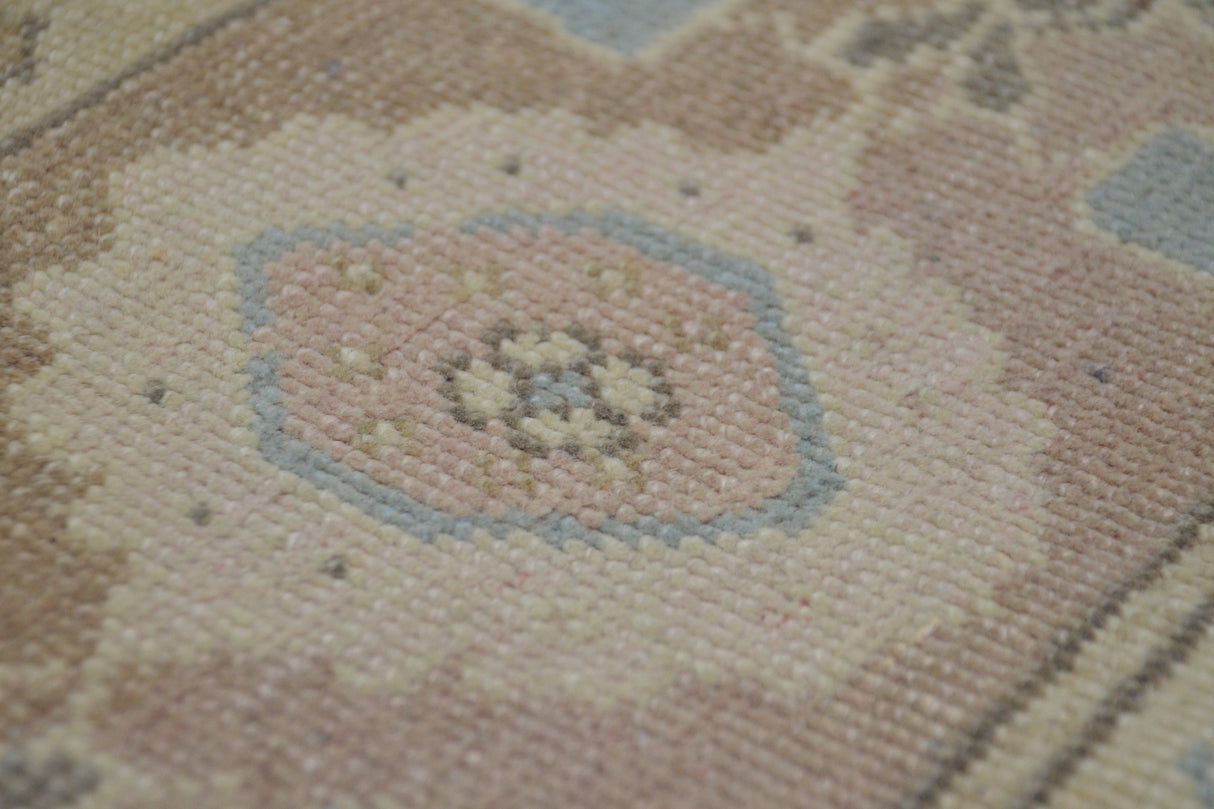 Yün El Dokuma Pastel Renkli Antika Yolluk / Murgul 81 x 285 cm