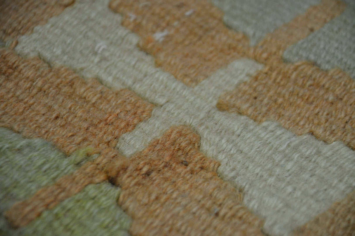 Vintage El Dokuma Yün Kilim / Toklu 203 x 310 cm