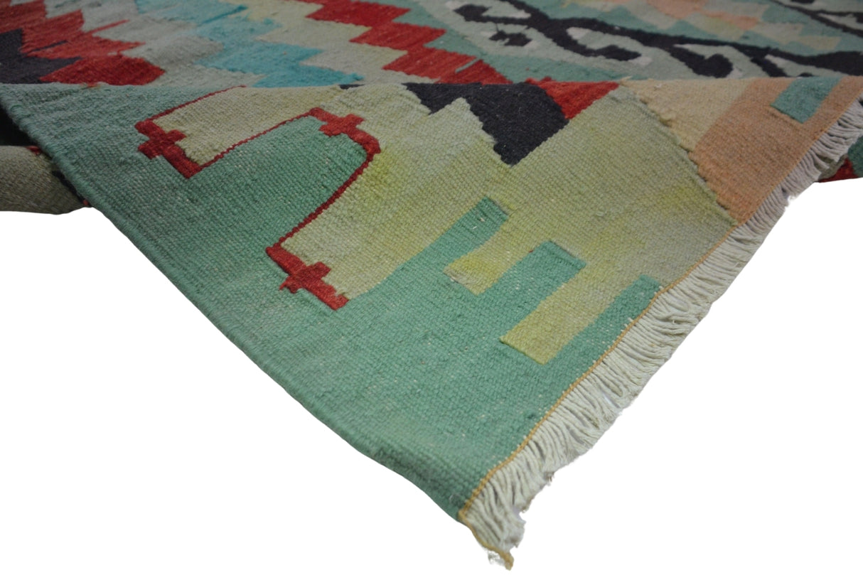 Vintage El Dokuma Yün Kilim / Toklu 203 x 310 cm