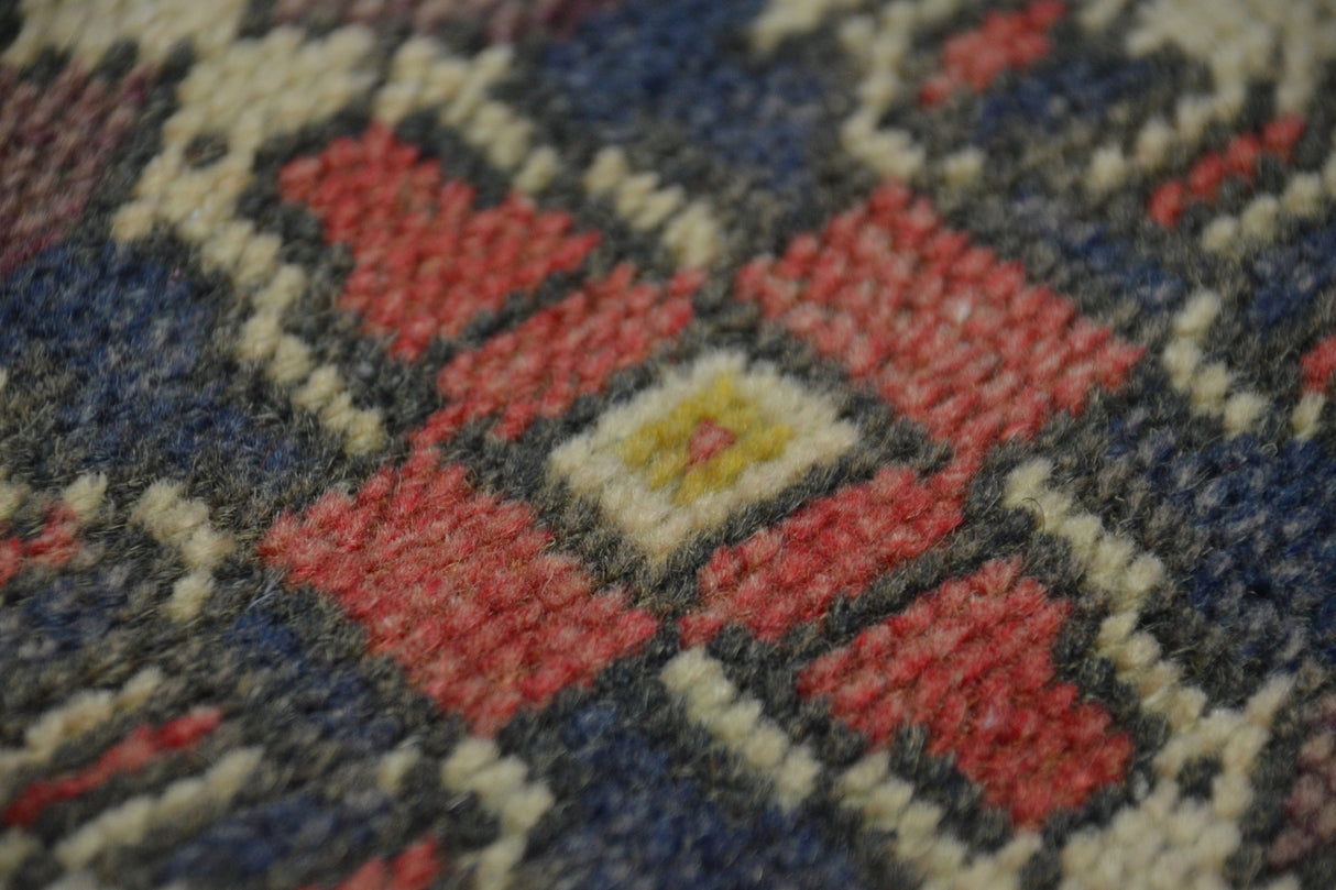 Yün El Dokuma Vintage Halı / Samsat 47 x 120 cm