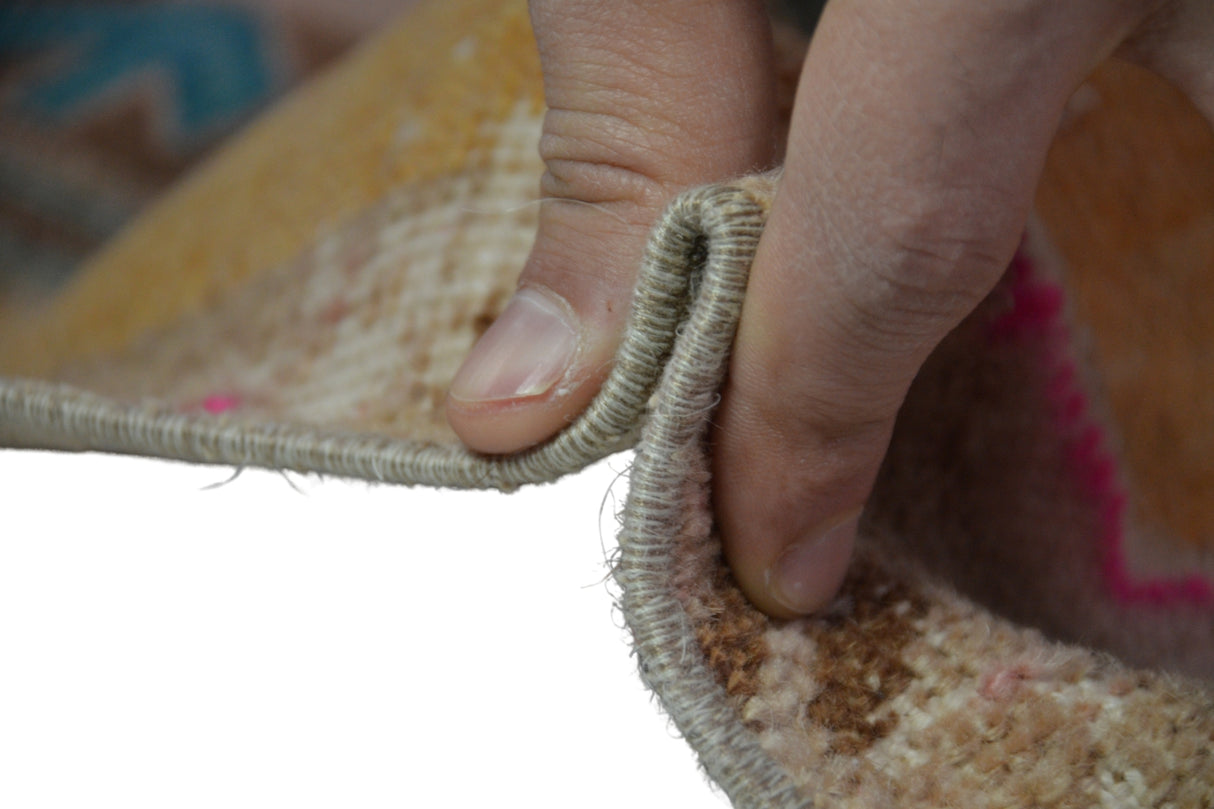Vintage El Dokuma Antika Halı / Sarıköy 52 x 106 cm