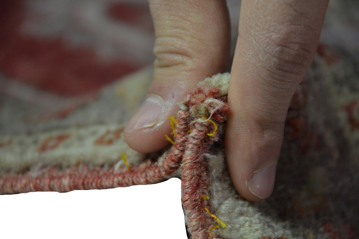 Vintage El Dokuma Antika Halı / 57 x 96 cm