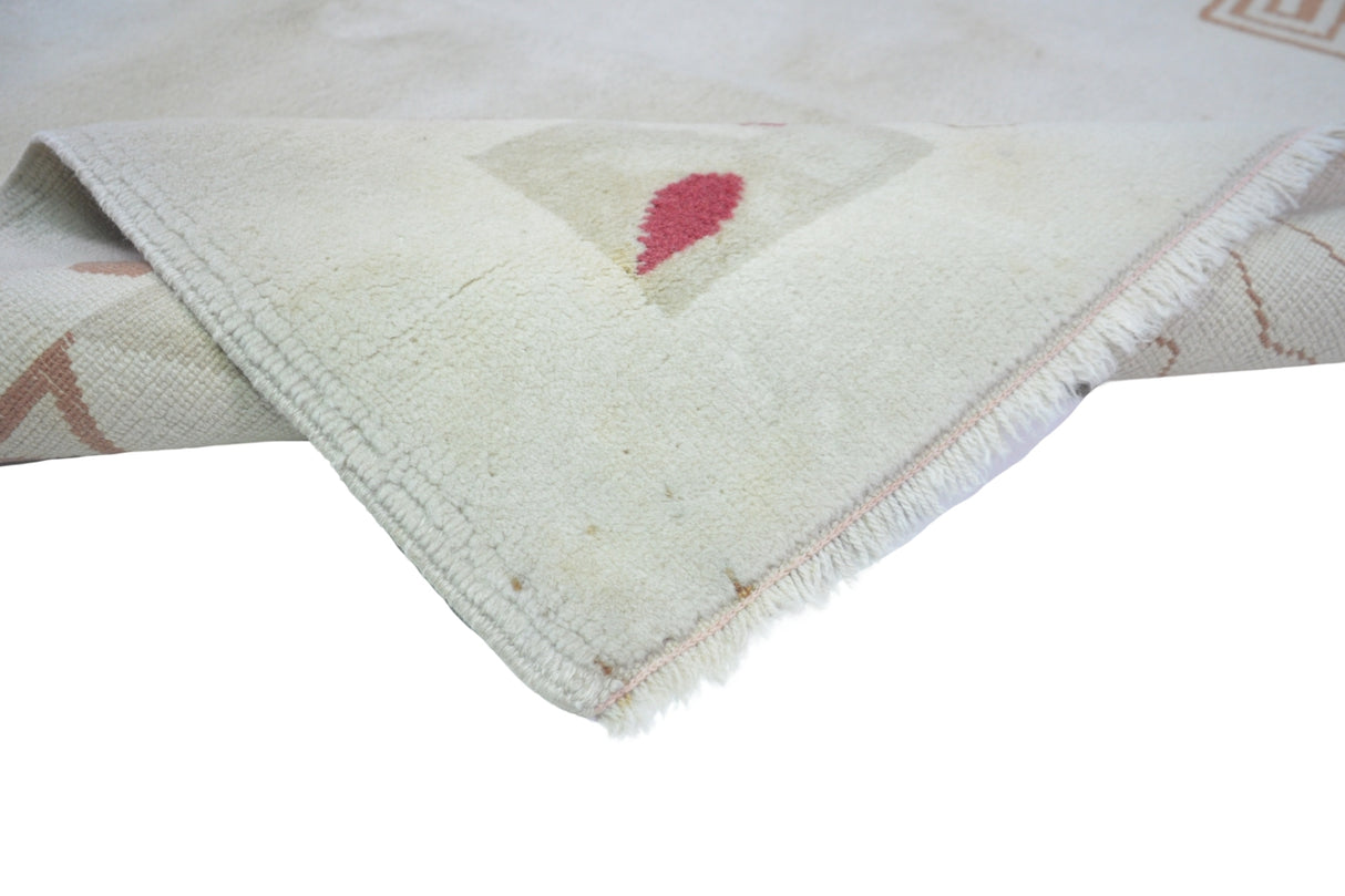 Vintage El Dokuma Yün Halı / Ipekli 116 x 172 cm