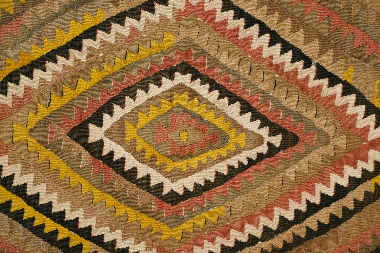 Yün El Dokuma Antika Kilim / Sutepe 133 x 310 cm