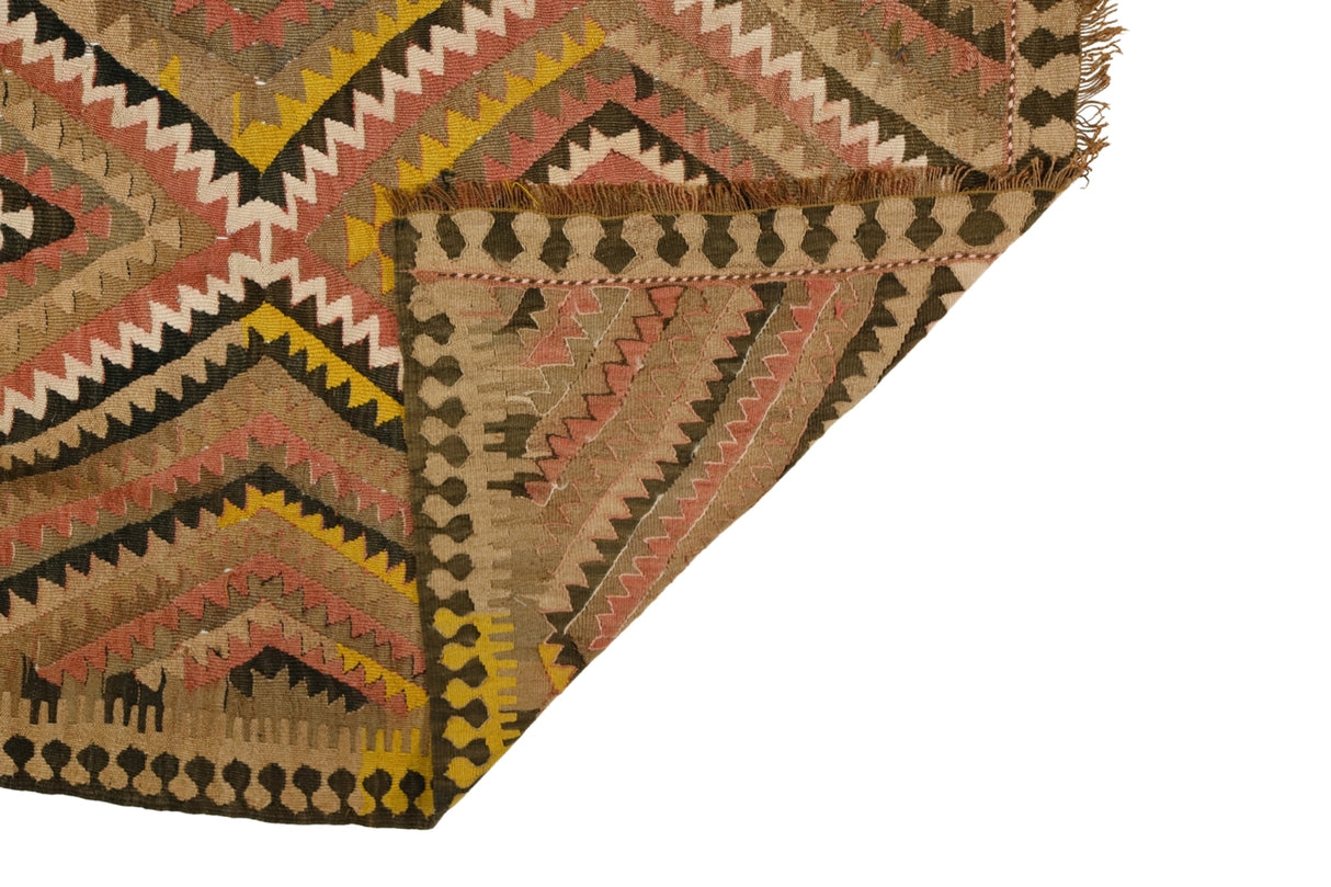 Yün El Dokuma Antika Kilim / Sutepe 133 x 310 cm