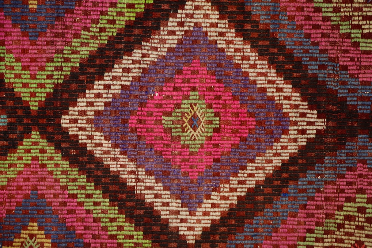Yün El Dokuma Antika Kilim / Tokar 197 x 325 cm