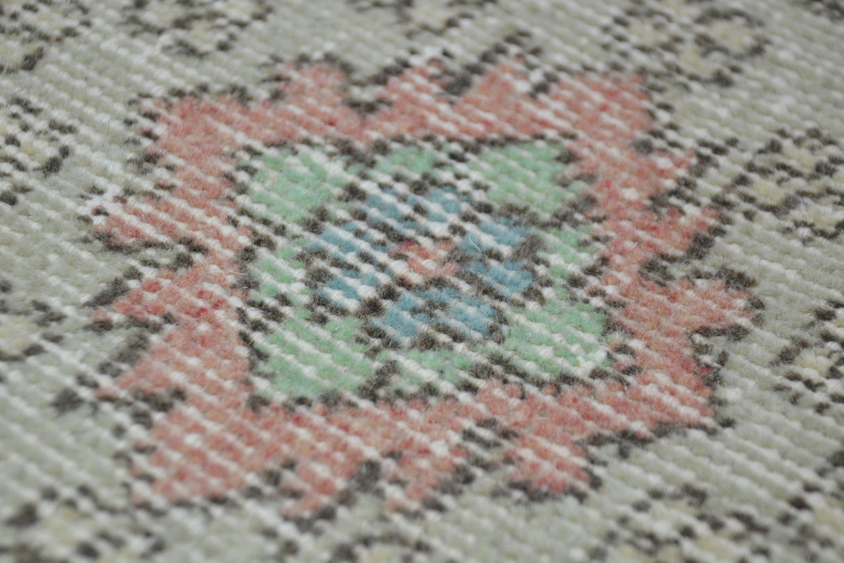 Pembe El Dokuma Vintage Yolluk / Mutki 84 x 386 cm