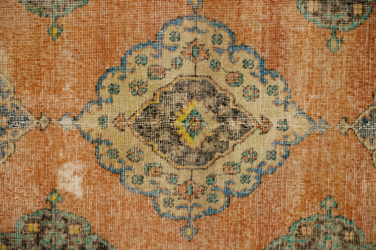 Vintage El Dokuma Rustik Yolluk / Demre 93 x 370 cm