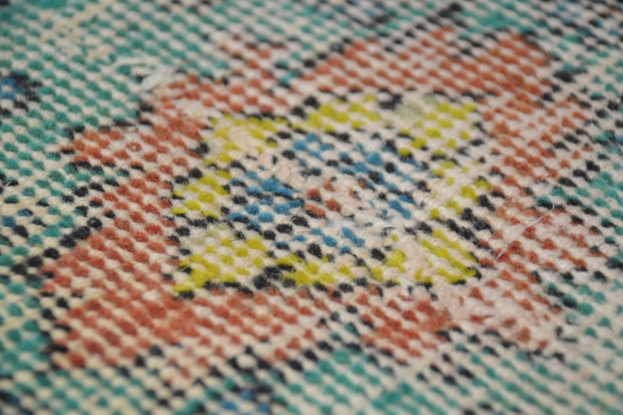 Vintage El Dokuma Rustik Yolluk / Demre 93 x 370 cm