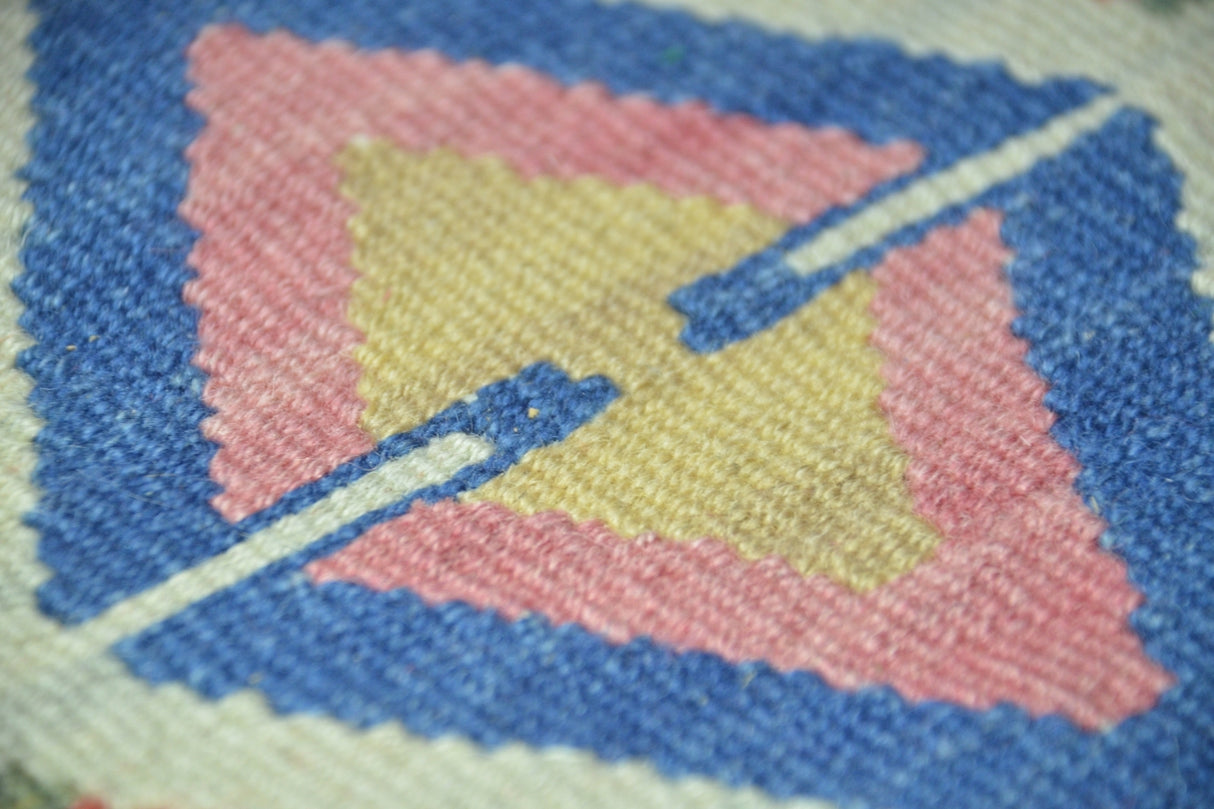 Yün El Dokuma Antika Kilim / Dumlu 90 x 112 cm