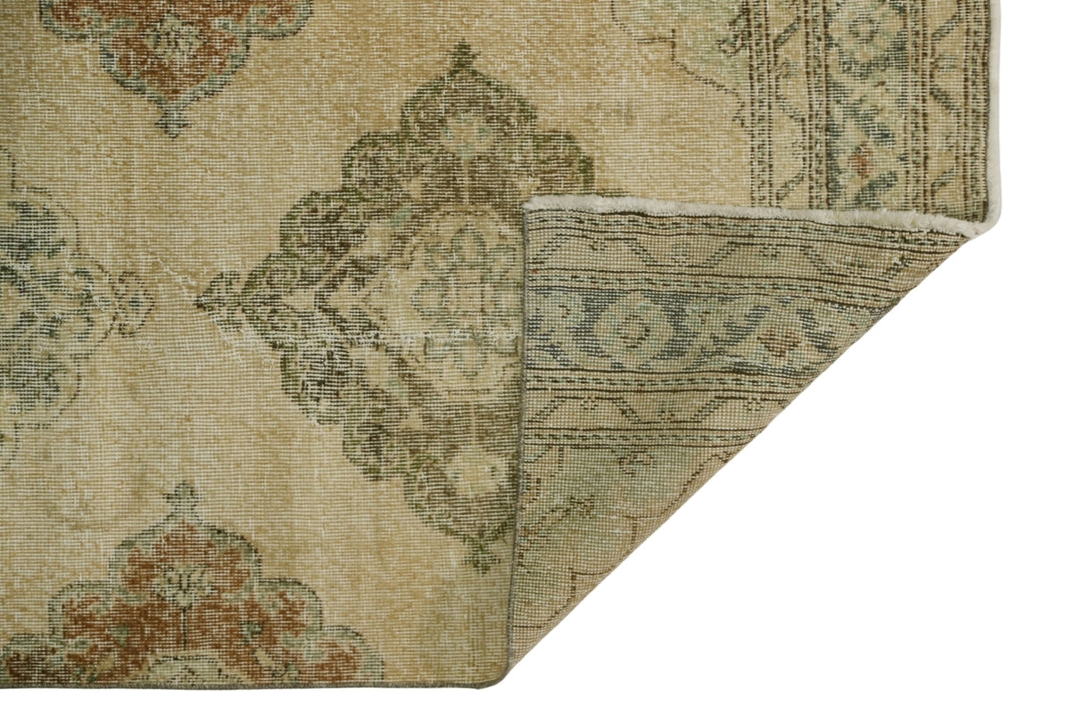 El Dokuma Pastel Renkli Antika Halı / Kepez 81 x 367 cm