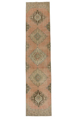 Pembe El Dokuma Vintage Yolluk / Mutki 84 x 386 cm