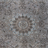 Vintage Handmade Oushak Rug - 4x7 ft | Gray Overdyed Turkish Carpet for Area