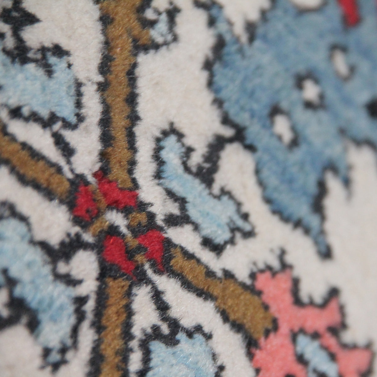 Vintage Red Accent Carpet - 3x5 ft | Handmade Tribal Nomadic Rug for Living Room