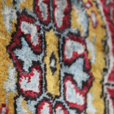 Vintage Red Turkish Rug - 5x7 ft | Handmade Oushak Area Carpet for Living Room