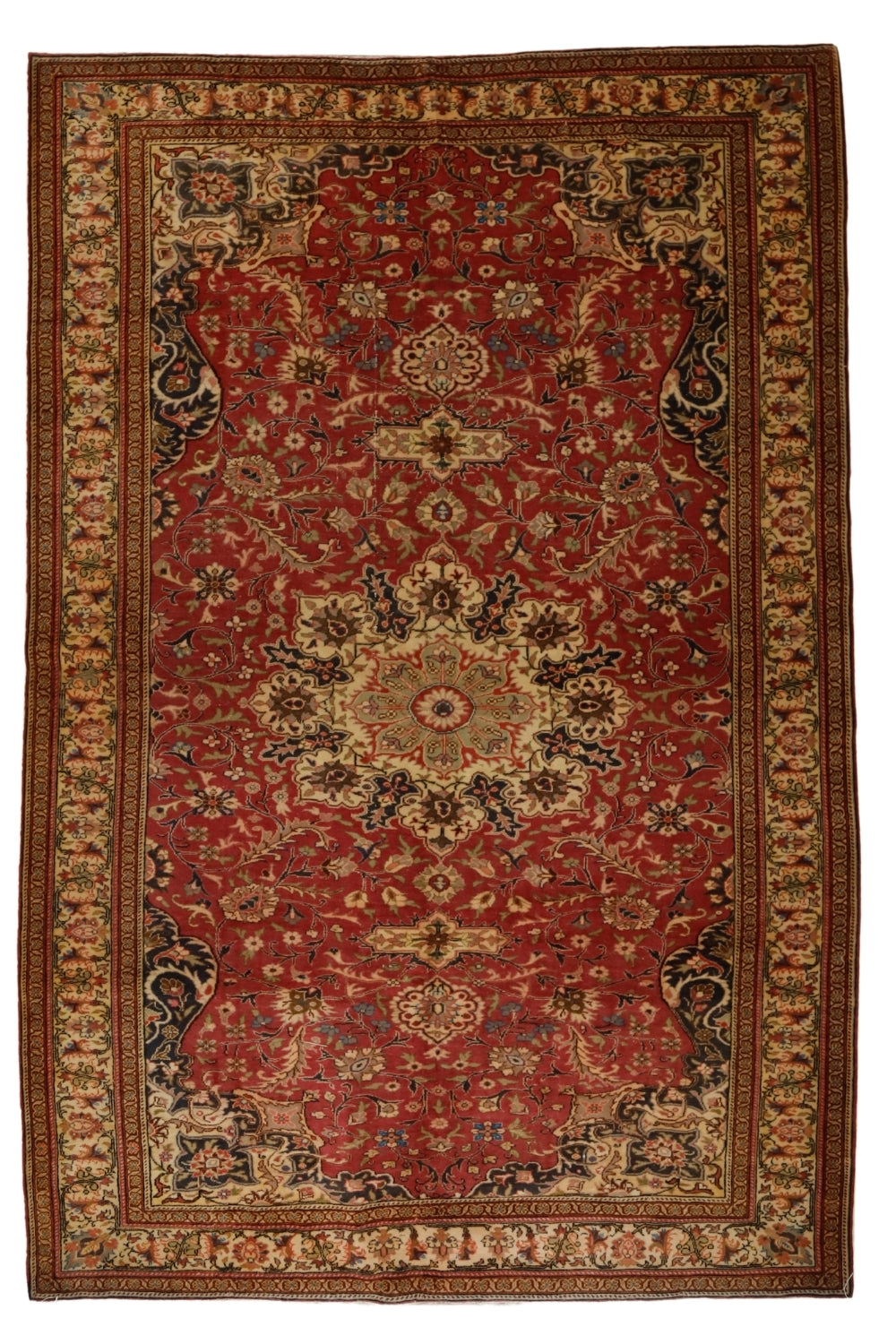 Yün El Dokuma Antika Halı / Yarpuzlu 200 x 298 cm