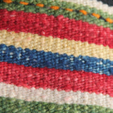 Vintage Striped Red Kilim - 5x8 ft | Bohemian Tribal Turkish Rug for Area