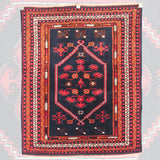 Curated Antique Anatolian Rug - 3x4 ft | Handmade Turkish Accent Carpet