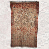 Curated Vintage Oriental Kilim - 4x6 ft | Wool Handmade Turkish Rug for Area