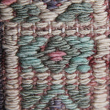Pastel Vintage Turkish Kilim - 6x9 ft | Handmade Wool Bohemian Rug for Area