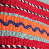 Vintage Pink Boho Rug - 6x9 ft | Handmade Turkish Wool Kilim for Living Room