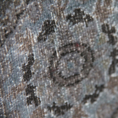 Vintage Handmade Oushak Rug - 4x7 ft | Gray Overdyed Turkish Carpet for Area