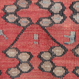 Vintage Curated Antique Kilim - 5x9 ft | Handmade Red Floral Turkish Rug