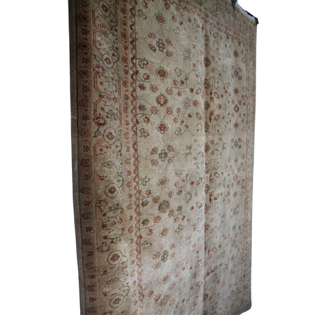 Handmade Wool Oushak Rug - 5x7 ft | Vintage Turkish Accent Carpet for Living Room