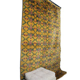 Vintage Handmade Yellow Rug - 5x8 ft | Wool Anatolian Oushak Carpet for Bedroom