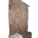 Muted Vintage Turkish Kilim - 6x9 ft | Handmade Wool Boho Rug for Bedroom