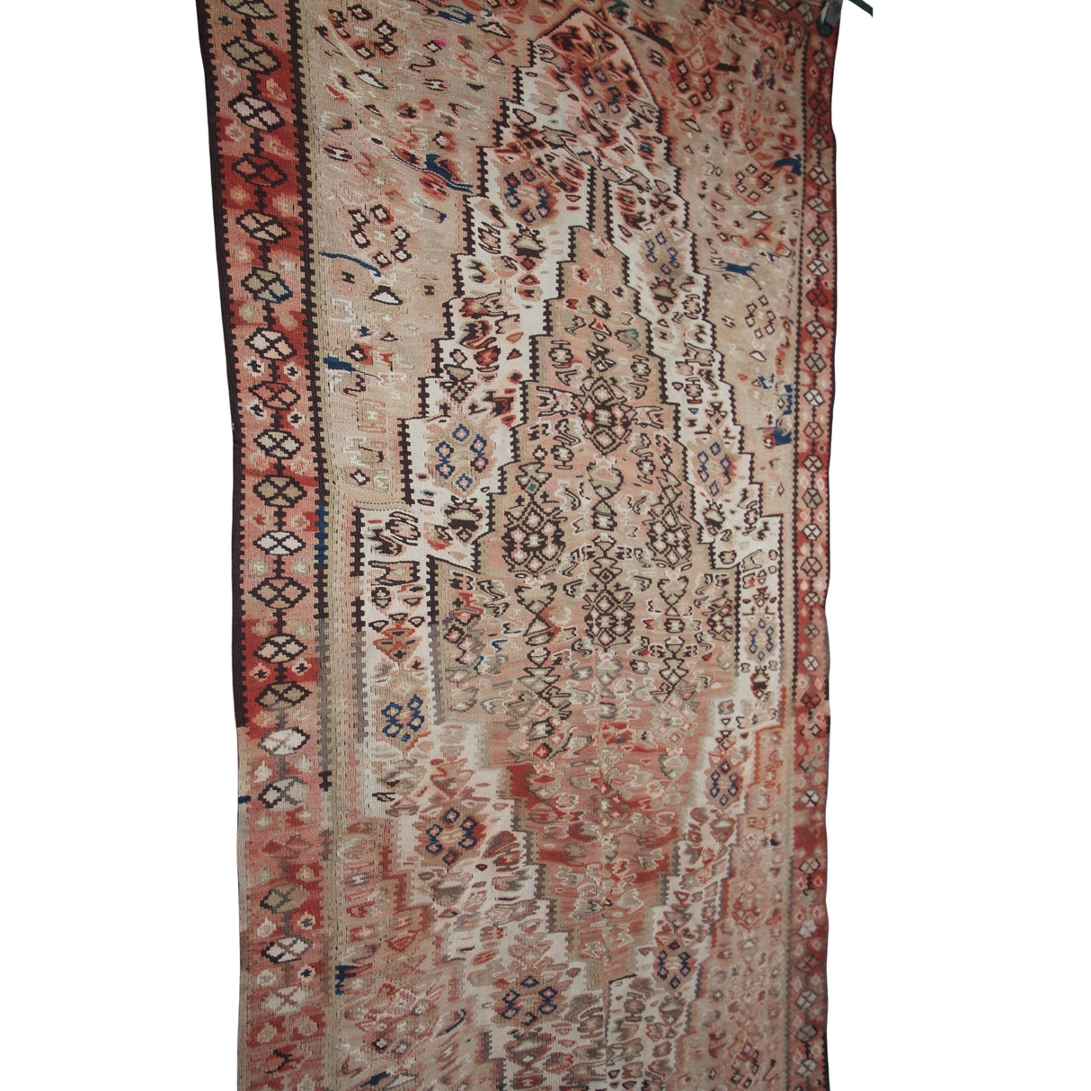 Curated Vintage Oriental Kilim - 4x6 ft | Wool Handmade Turkish Rug for Area