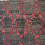 Oversize Vintage Brown Kilim - 6x10 ft | Handmade Bohemian Turkish Rug