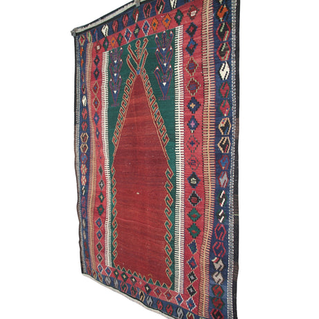 Curated Antique Anatolian Kilim - 4x6 ft | Handmade Vintage Turkish Rug