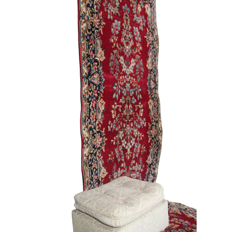 Curated Vintage Red Runner - 3x16 ft | Handmade Turkish Rustic Carpet for Hallway