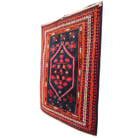 Curated Antique Anatolian Rug - 3x4 ft | Handmade Turkish Accent Carpet