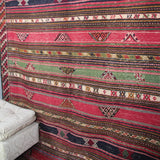 Curated Vintage Oriental Rug - 5x9 ft | Handmade Vintage Wool Kilim for Area