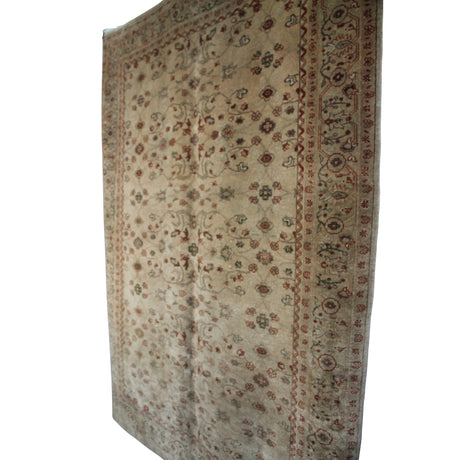 Handmade Wool Oushak Rug - 5x7 ft | Vintage Turkish Accent Carpet for Living Room
