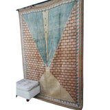 Curated Vintage Oushak Rug - 5x7 ft | Handmade Wool Turkish Carpet for Area