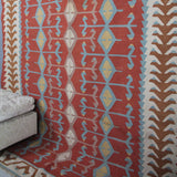 Vintage Southwestern Area Rug - 5x8 ft | Handmade Bohemian Turkish Kilim