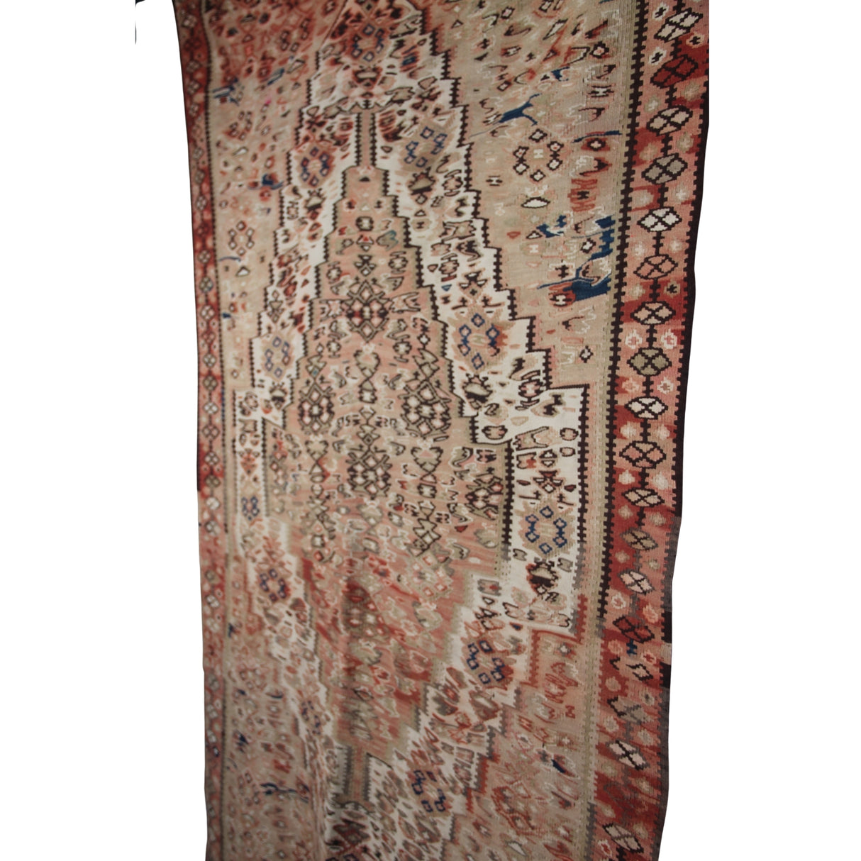 Curated Vintage Oriental Kilim - 4x6 ft | Wool Handmade Turkish Rug for Area