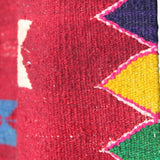 Red Vintage Tribal Kilim - 5x7 ft | Handmade Wool Turkish Rug for Bedroom