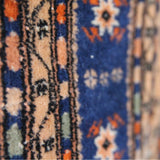 Curated Vintage Handmade Rug - 5x8 ft | Wool Brown Turkish Carpet For Area