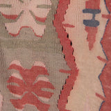 Vintage Flatweave Boho Kilim - 3x5 ft | Handmade Tribal Turkish Rug for Area