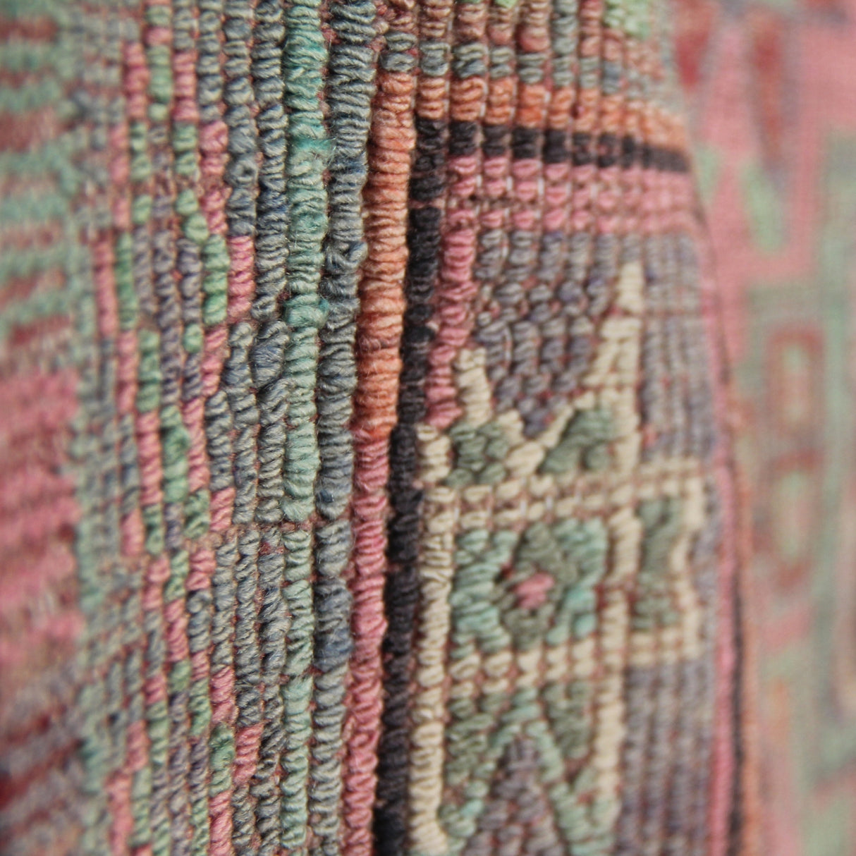 Pastel Vintage Turkish Kilim - 6x9 ft | Handmade Wool Bohemian Rug for Area