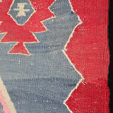 Curated Antique Red Kilim - 6x10 ft | Vintage Handmade Oushak Rug for Area