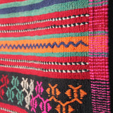 Vintage Pink Boho Rug - 6x9 ft | Handmade Turkish Wool Kilim for Living Room