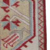 Vintage Wool Turkish Rug - 2x9 ft | Handmade Tribal Oushak Carpet for Hallway