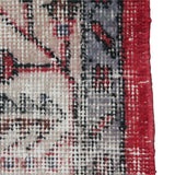 Vintage Red Oushak Rug - 5x9 ft | Wool Rustic Turkish Carpet for Living Room