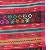 Vintage Pink Boho Rug - 6x9 ft | Handmade Turkish Wool Kilim for Living Room