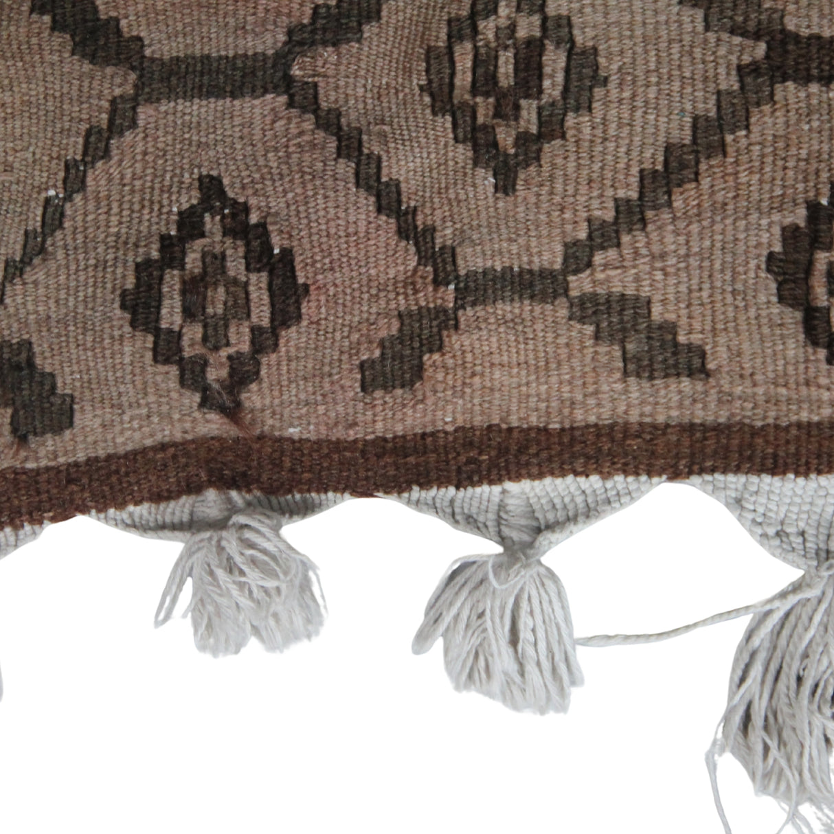 Oversize Vintage Brown Kilim - 6x10 ft | Handmade Bohemian Turkish Rug